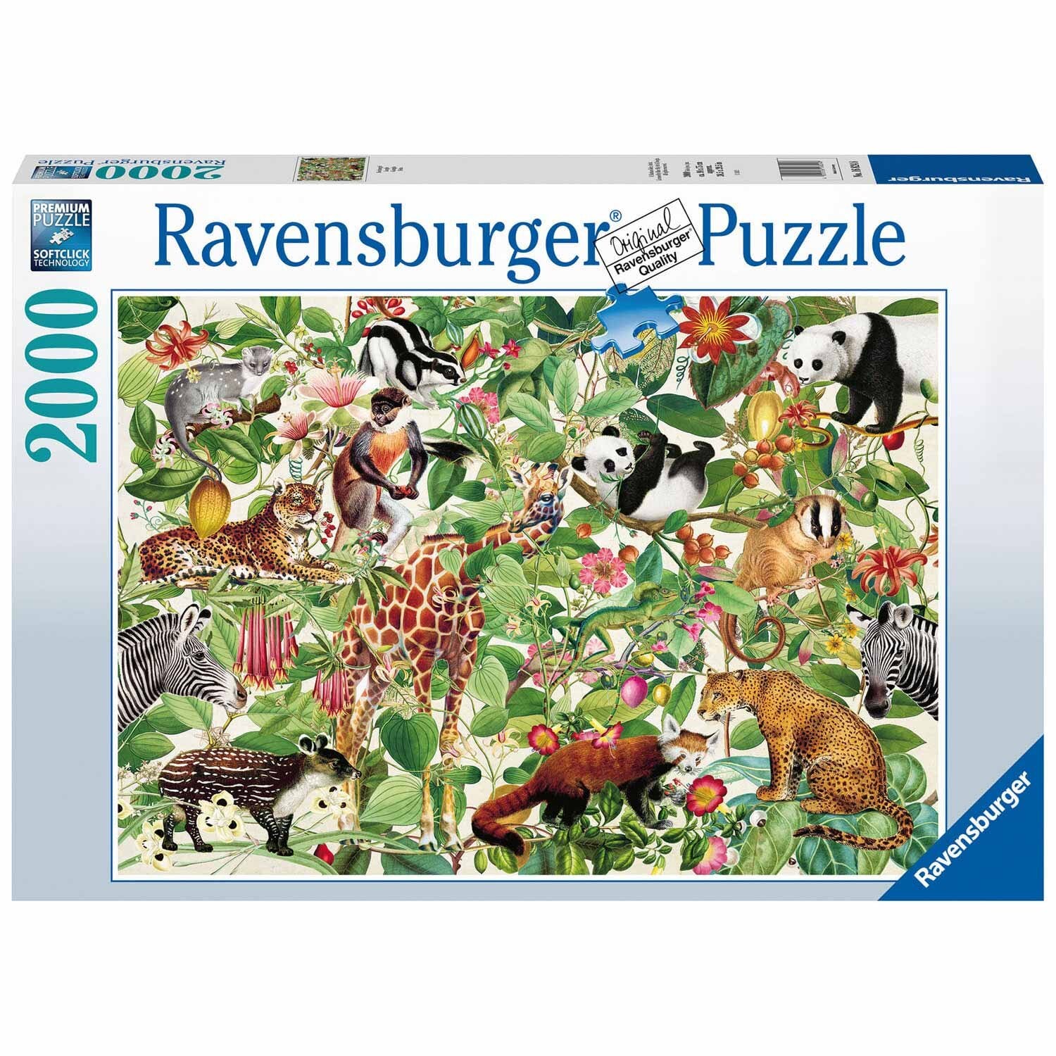 Ravensburger Pussel - Djungeln 2000 bitar