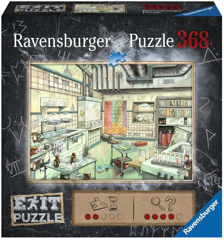 Ravensburger Pussel, Escape - Laboratoriumet 368 bitar