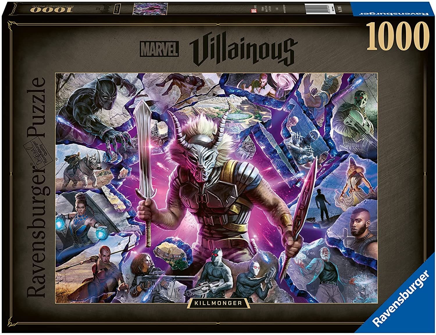 Ravensburger Pussel, Villainous - Killmonger 1000 bitar