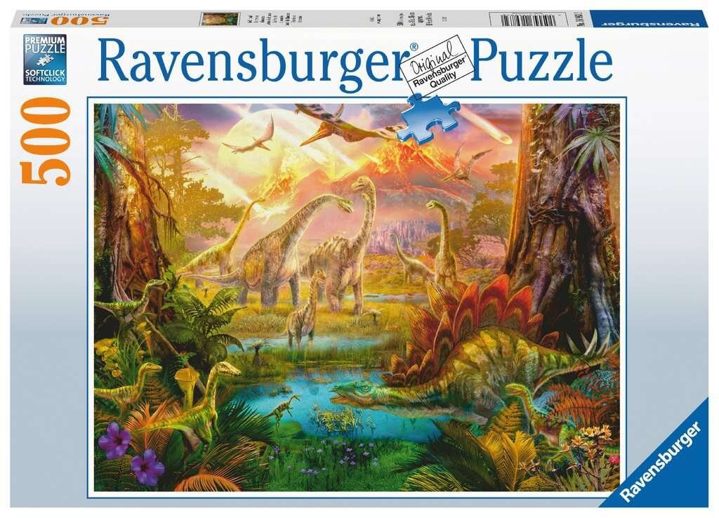 Ravensburger Pussel - Dinosauriernas land 500 bitar