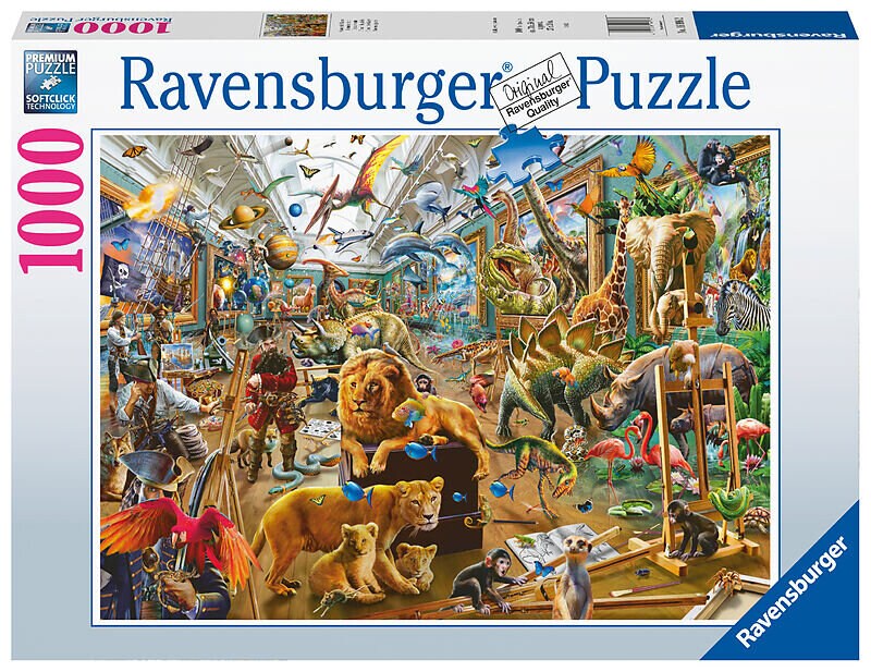 Ravensburger Pussel - Kaos i Galleriet 1000 bitar