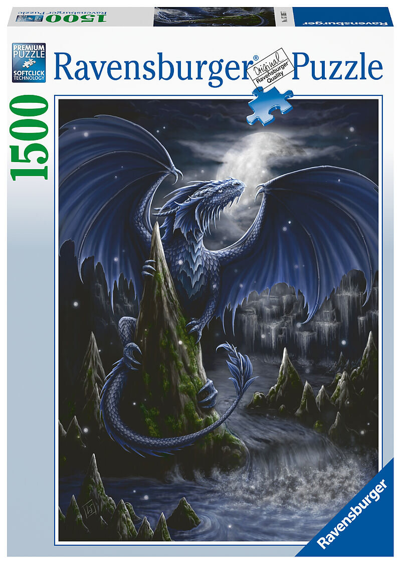 Ravensburger Pussel, Den mörkblåa draken 1500 bitar