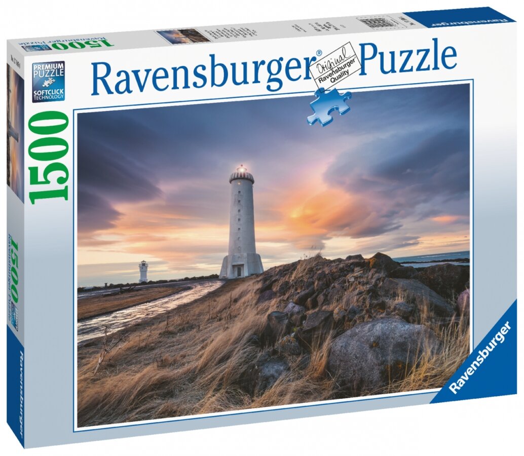 Ravensburger Pussel, Akranes Fyrtorn - Island 1500 bitar