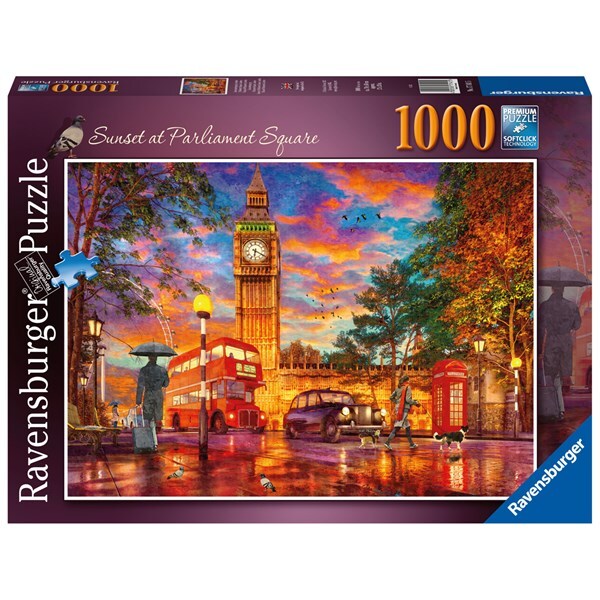 Ravensburger Pussel - Soluppgång vid Parliament Square 1000 bitar