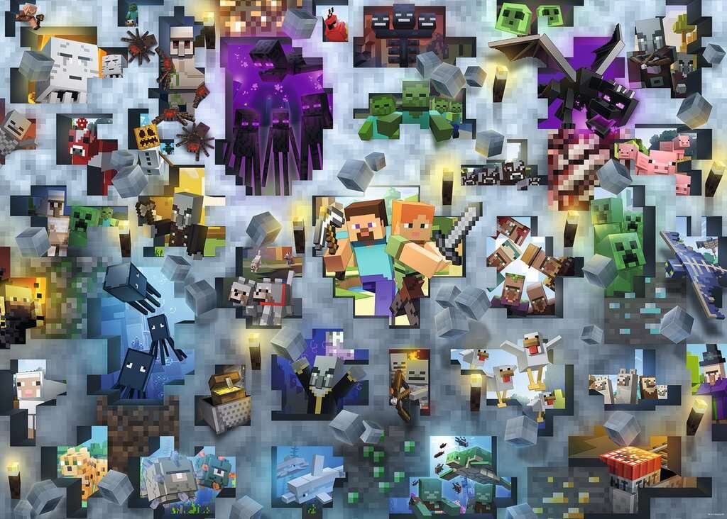 Ravensburger Pussel - Minecraft Mobs 1000 bitar