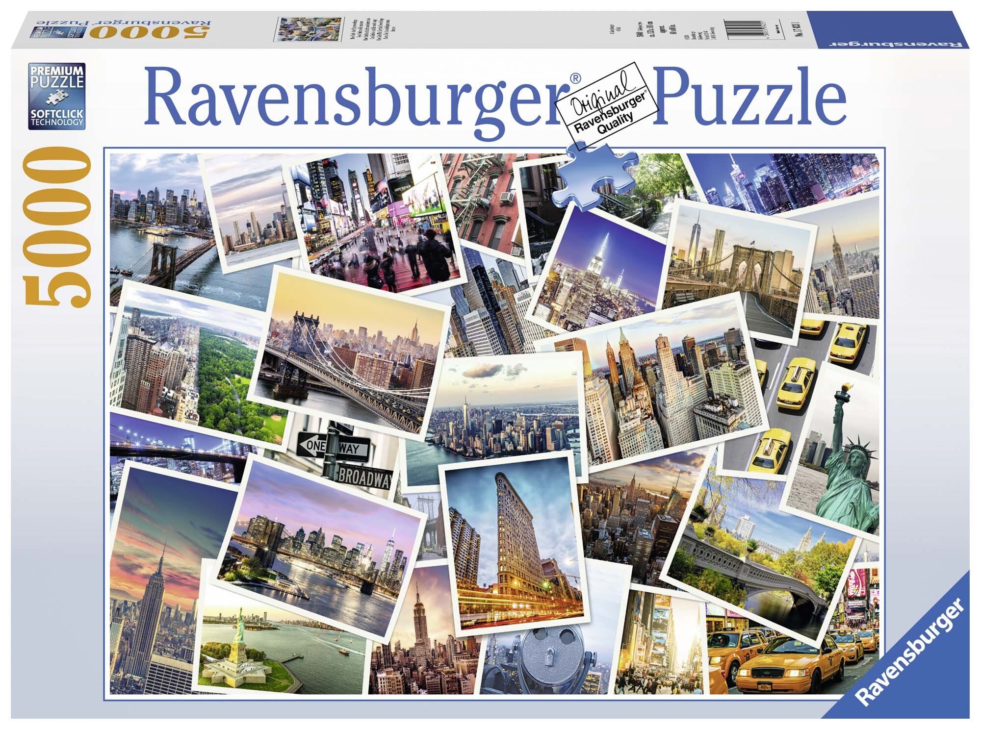 Ravensburger Pussel, New York - Staden som aldrig sover 5000 bitar