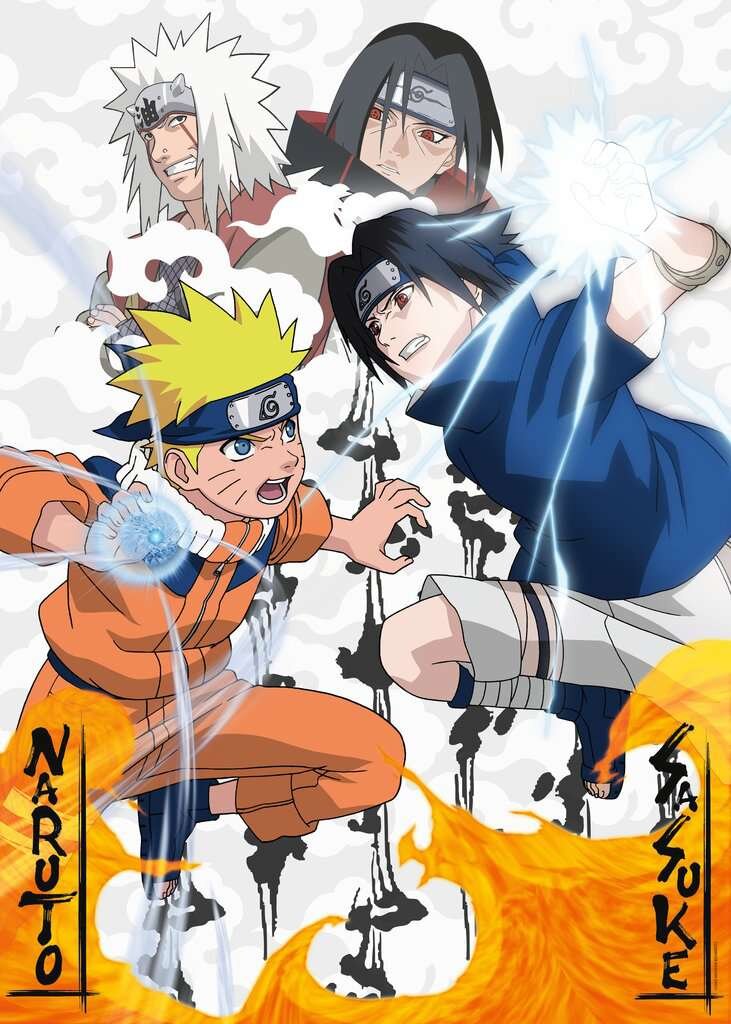 Ravensburger Pussel - Naruto vs Sasuke 1000 bitar