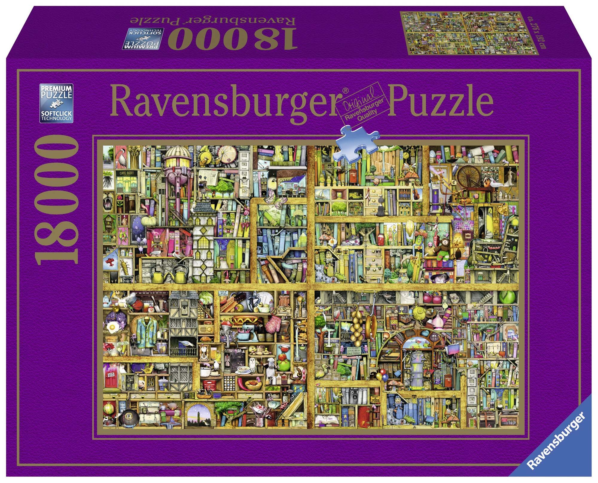 Ravensburger Pussel - Magical Bookcase 18000 bitar