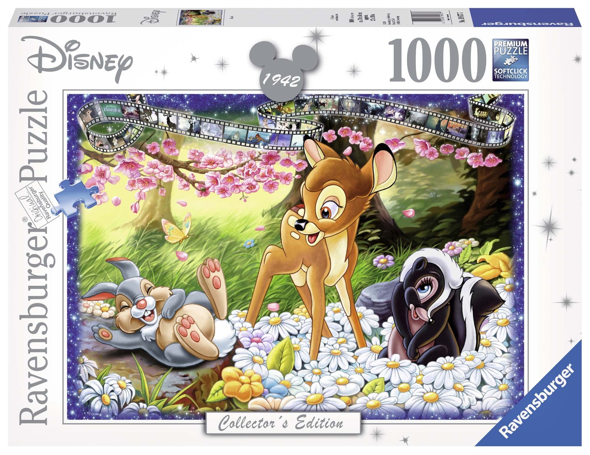 Ravensburger Pussel, Disney - Bambi 1000 bitar