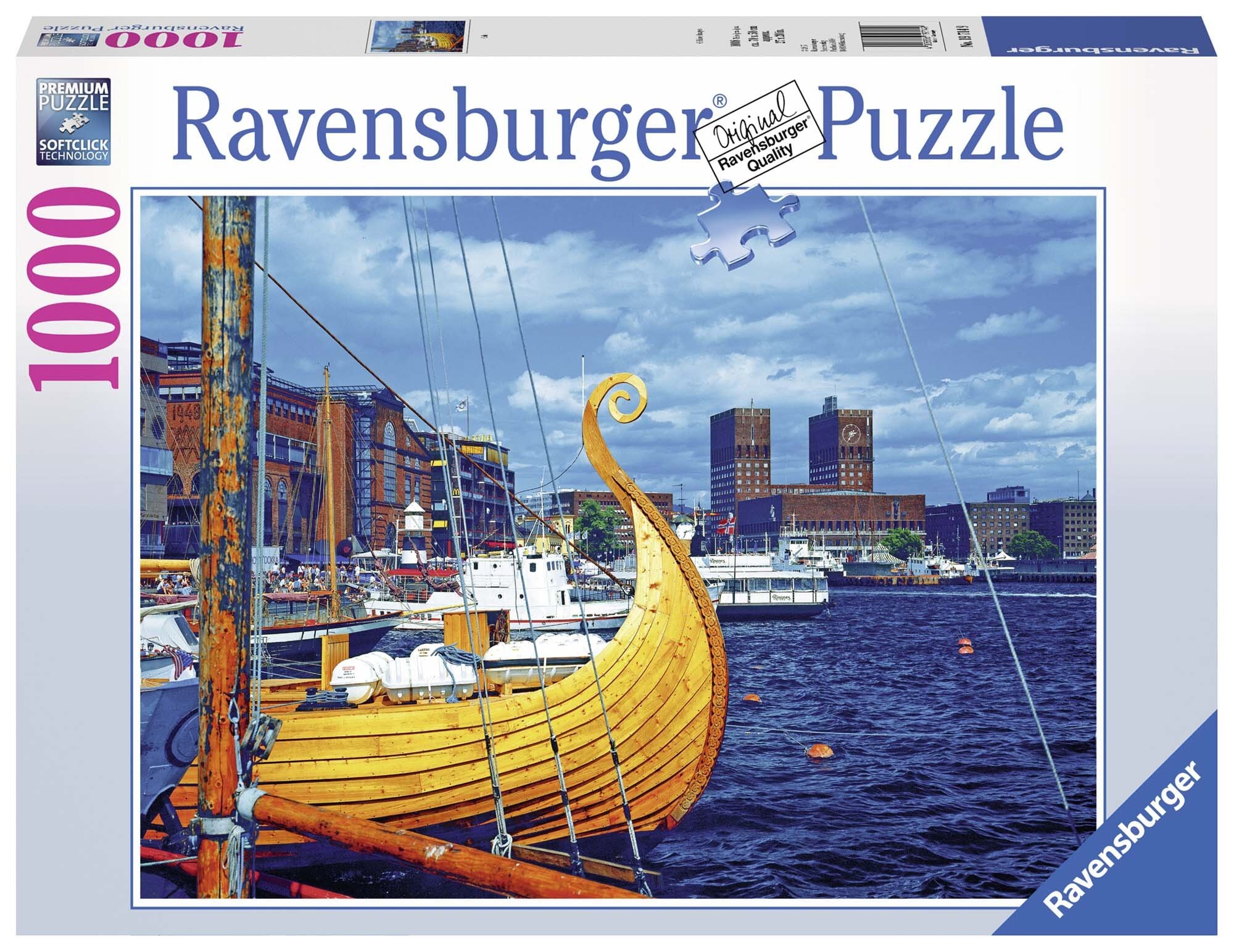 Ravensburger Pussel - Oslo, Norge 1000 bitar