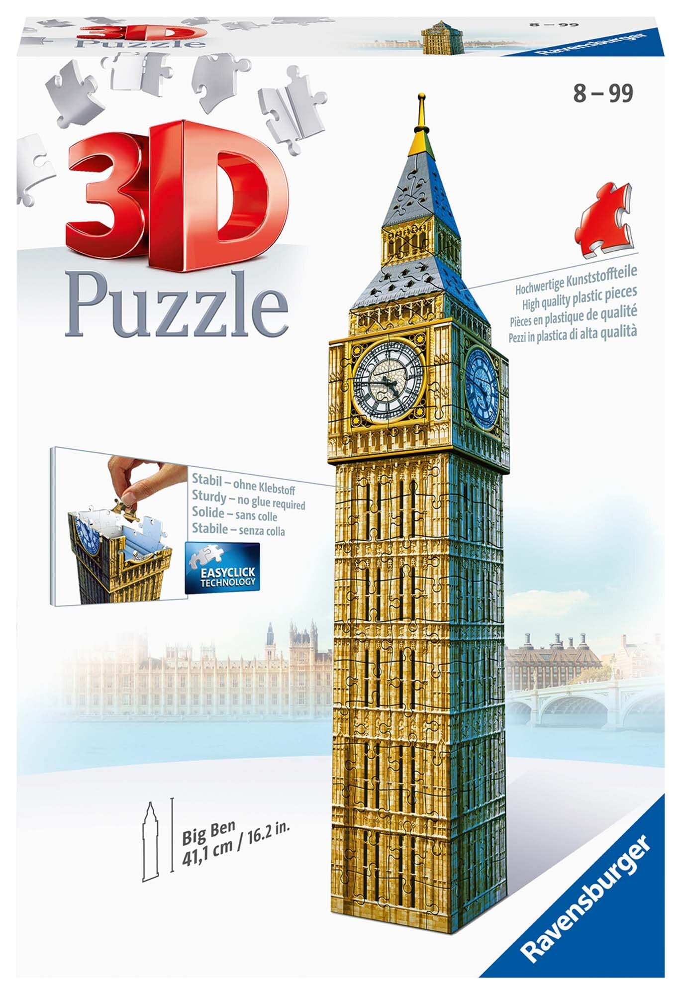 Ravensburger 3D Pussel - Big Ben London 216 bitar