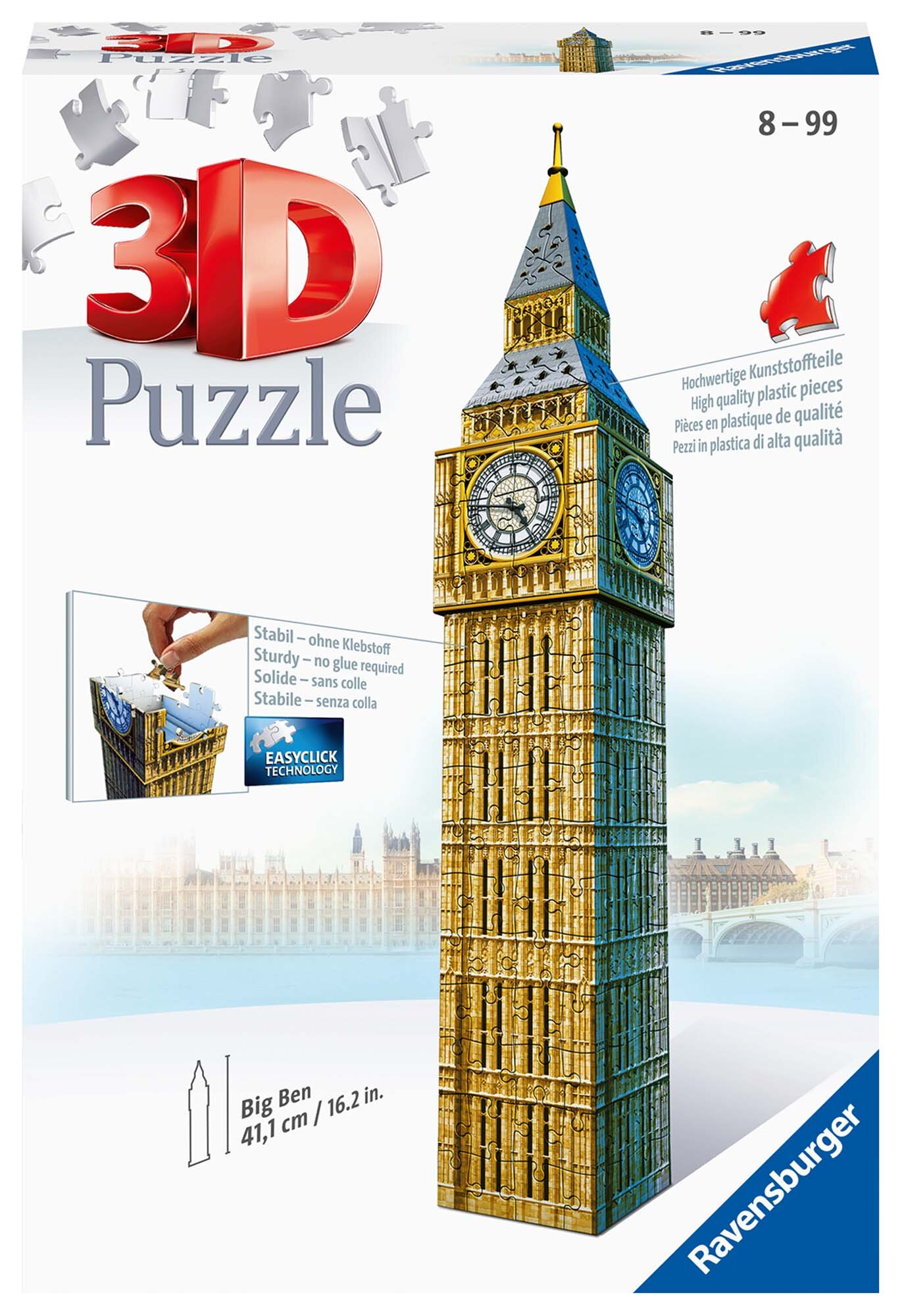 Ravensburger 3D Pussel - Big Ben London 216 bitar