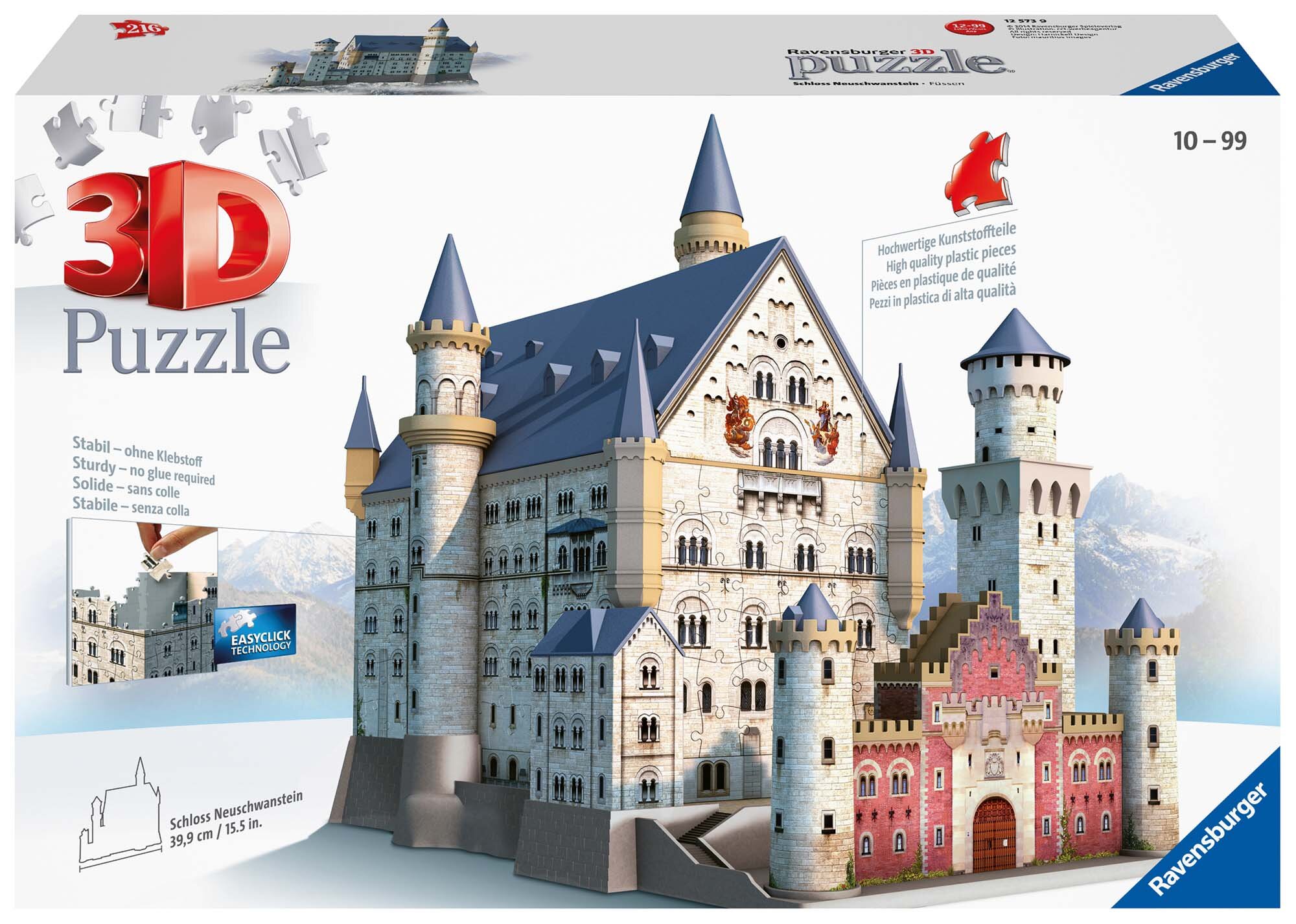 Ravensburger 3D Pussel - Neuschwanstein Slott 216 bitar