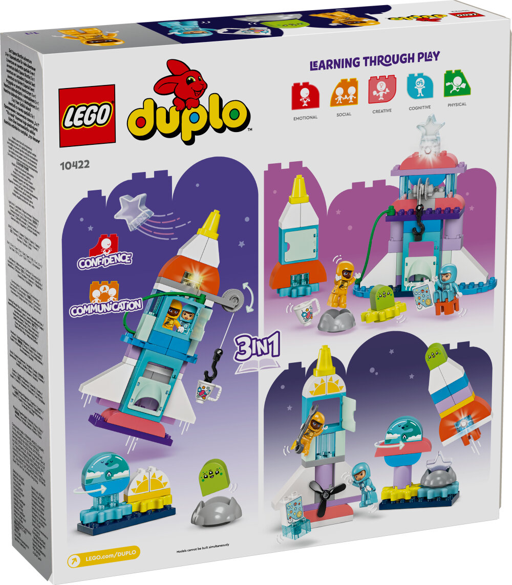 LEGO Duplo - 3in1 Äventyr med rymdfärja 3+