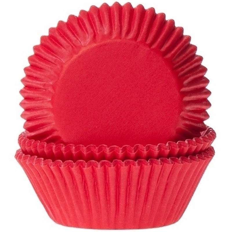 Muffinsformar - Röd 50-pack