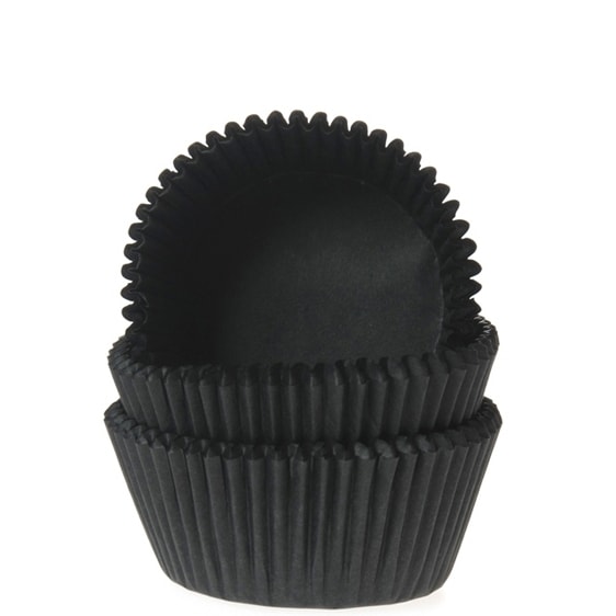 Muffinsformar Mini - Svart 60-pack