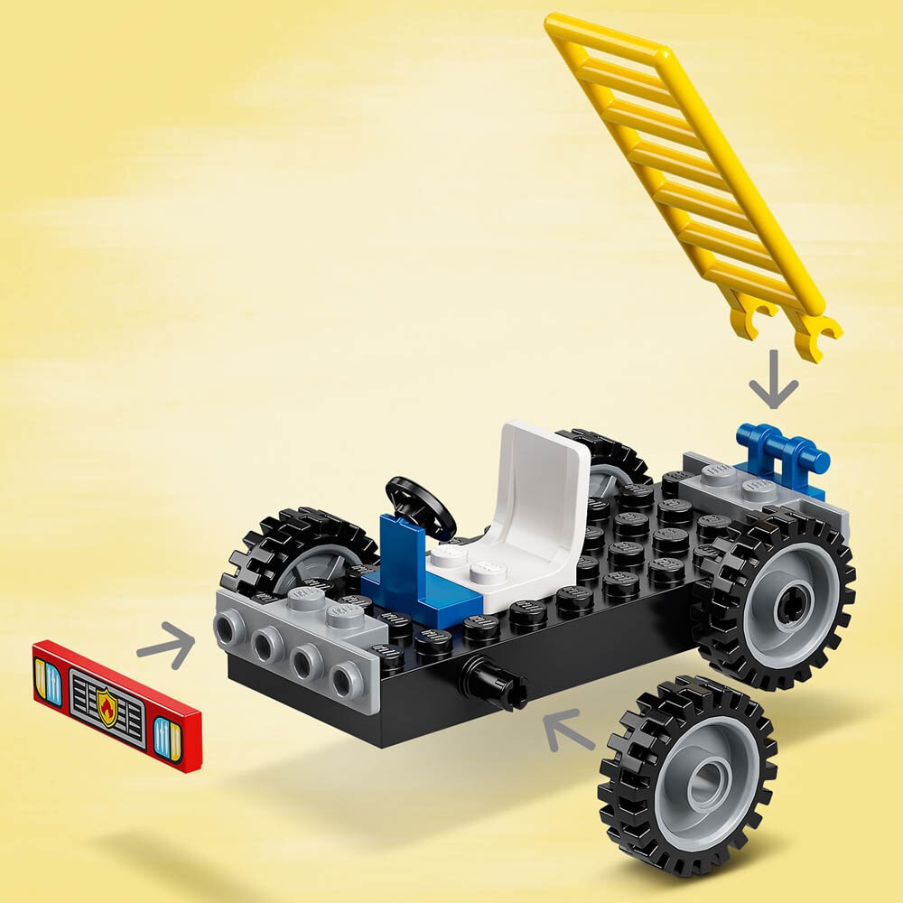 LEGO Musse och hans vänner - Brandstation och brandbil 4+
