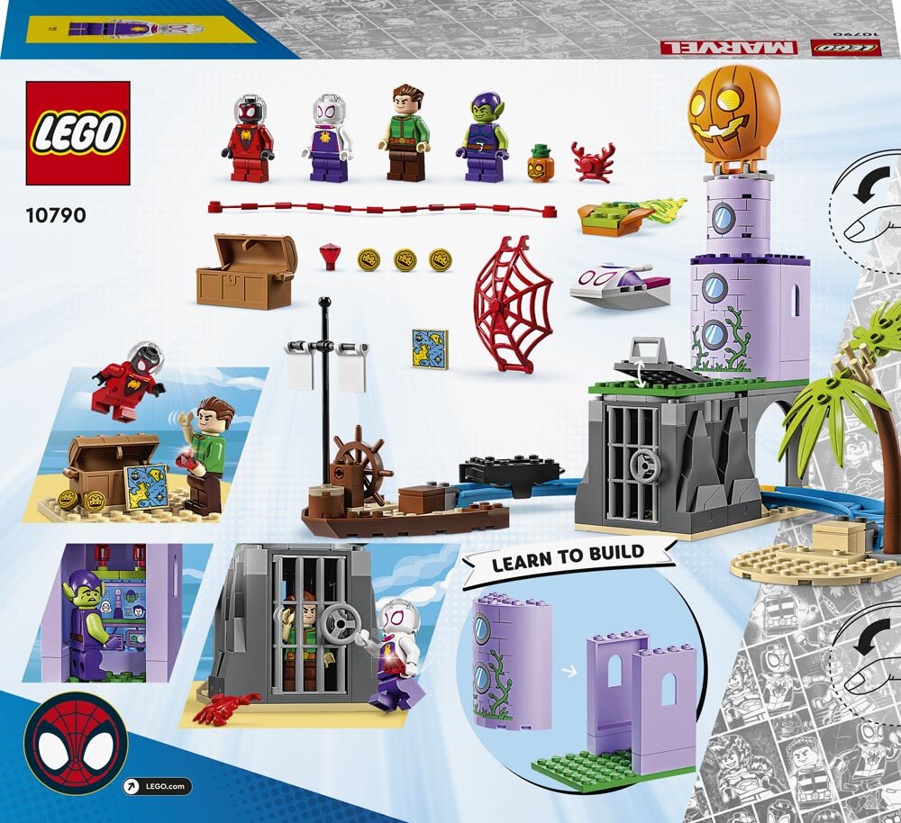 LEGO Marvel - Team Spidey vid Green Goblins fyr 4+