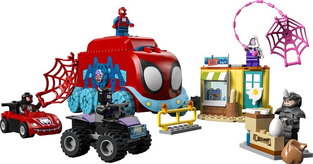 LEGO Marvel - Team Spideys mobila högkvarter 4+