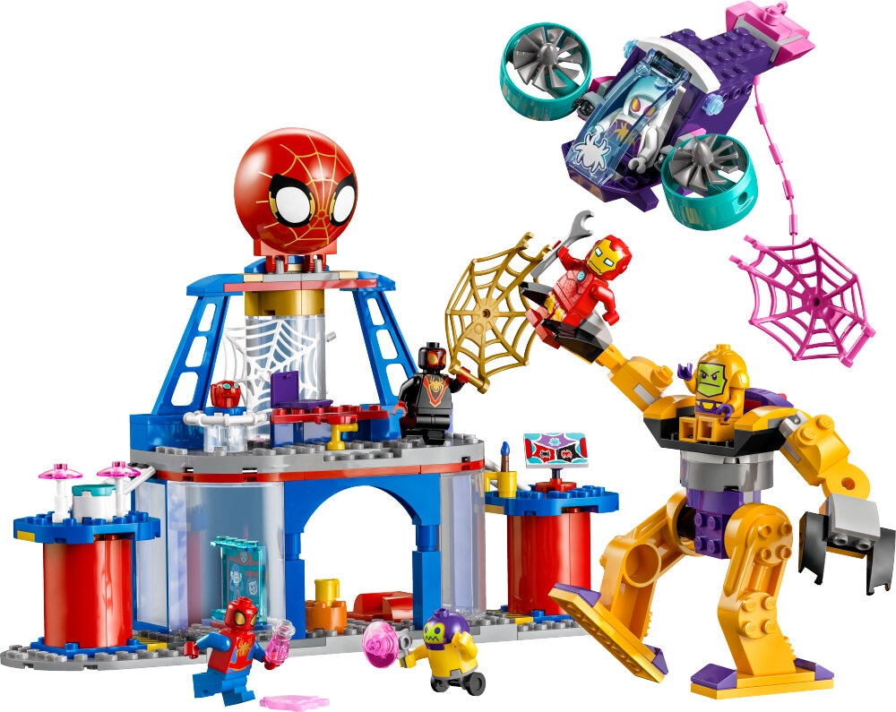 LEGO Marvel - Team Spideys näthögkvarter 4+