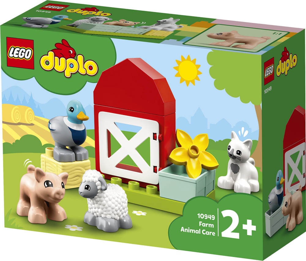 LEGO Duplo - Bondgårdsdjur att sköta om 2+