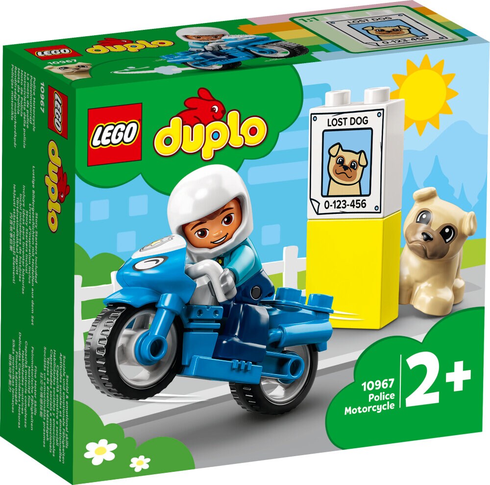 LEGO Duplo - Polismotorcykel 2+