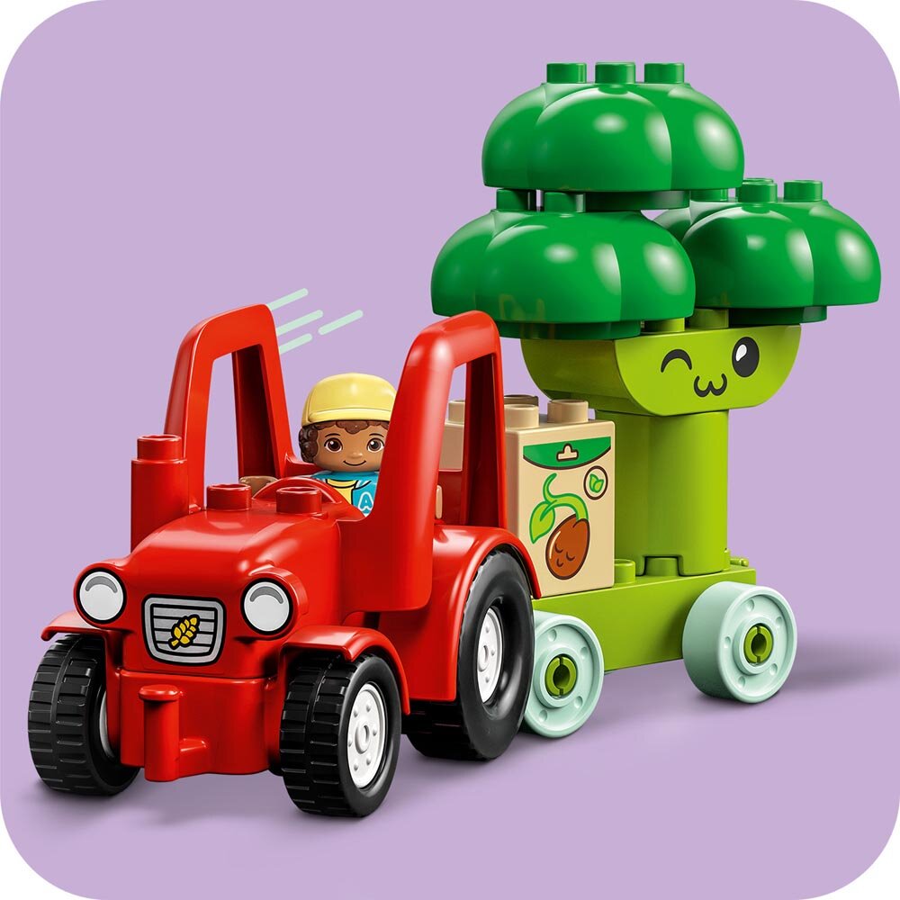 LEGO Duplo - Frukt- och grönsakstraktor 1+