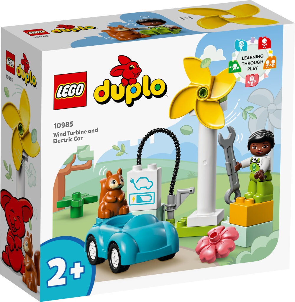 LEGO Duplo - Vindkraftverk och elbil 2+