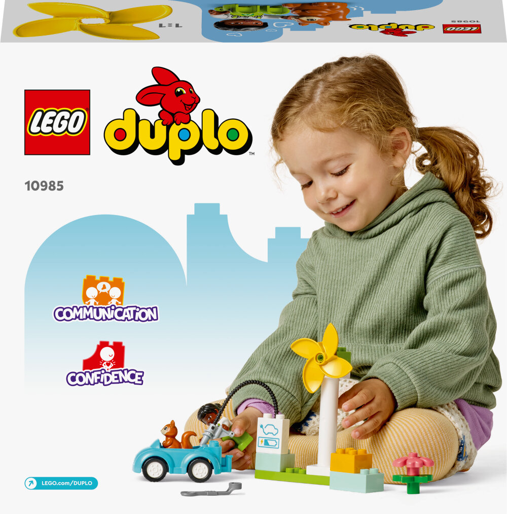 LEGO Duplo - Vindkraftverk och elbil 2+