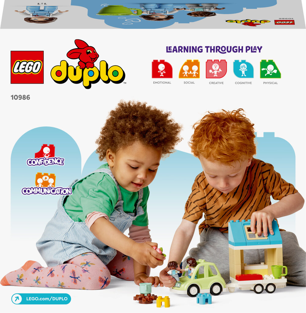 LEGO Duplo - Familjehus på hjul 2+