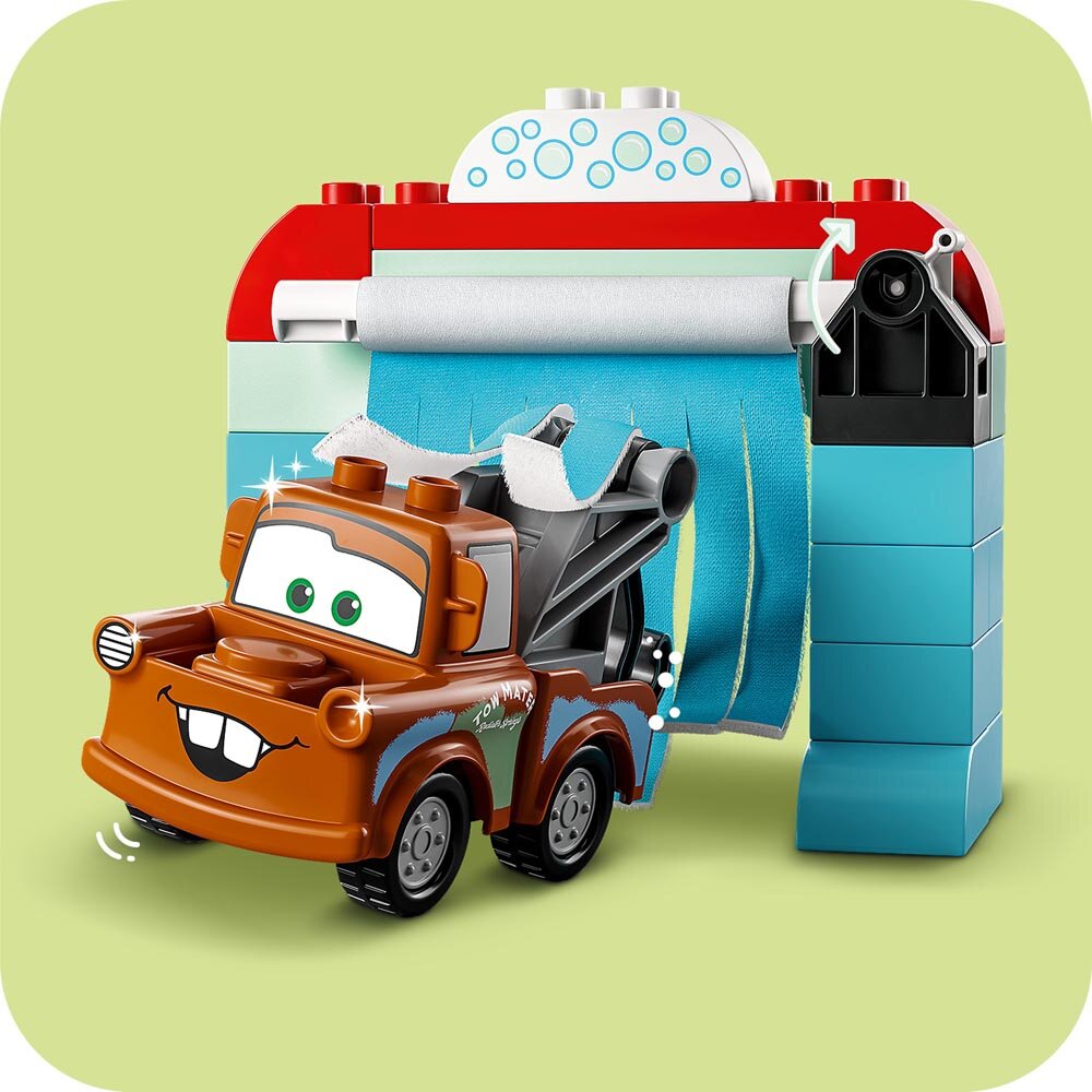 LEGO Duplo - Blixten McQueen och Bärgarns roliga biltvätt 2+