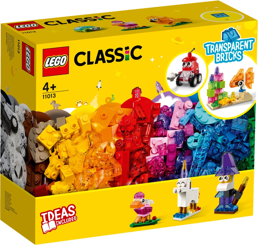 LEGO Classic - Kreativa transparenta klossar 4+