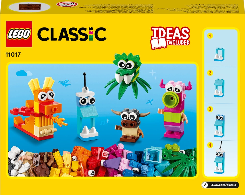 LEGO Classic - Kreativa monster 4+
