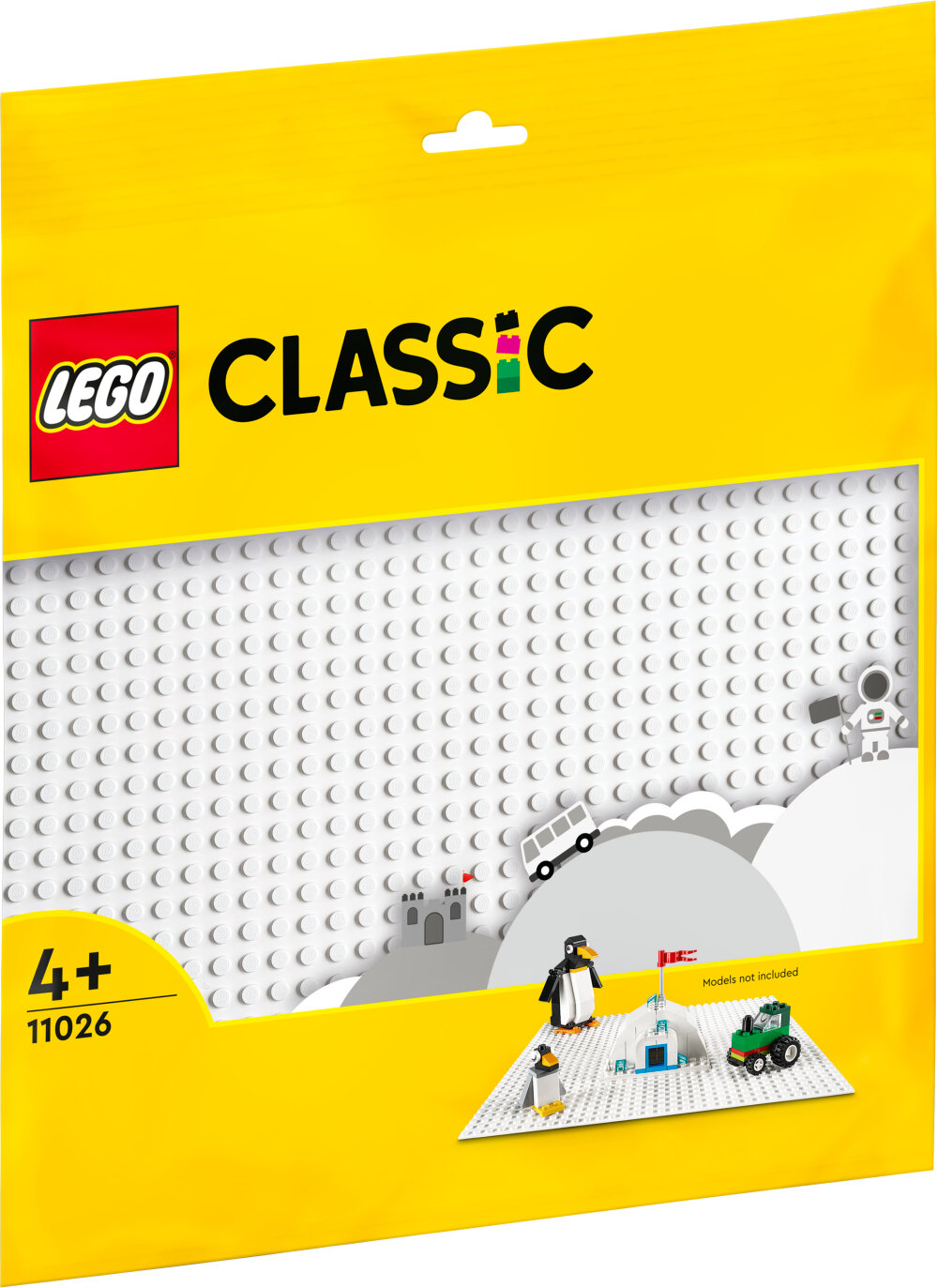 LEGO Classic - Vit basplatta 4+