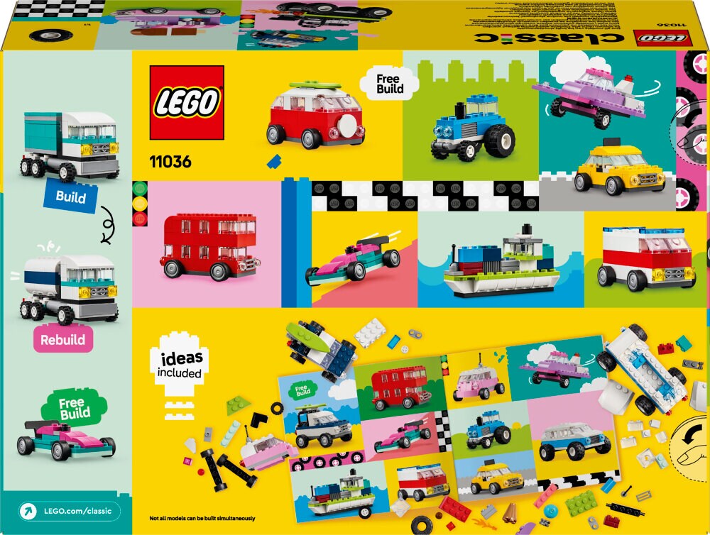 LEGO Classic - Kreativa fordon 5+