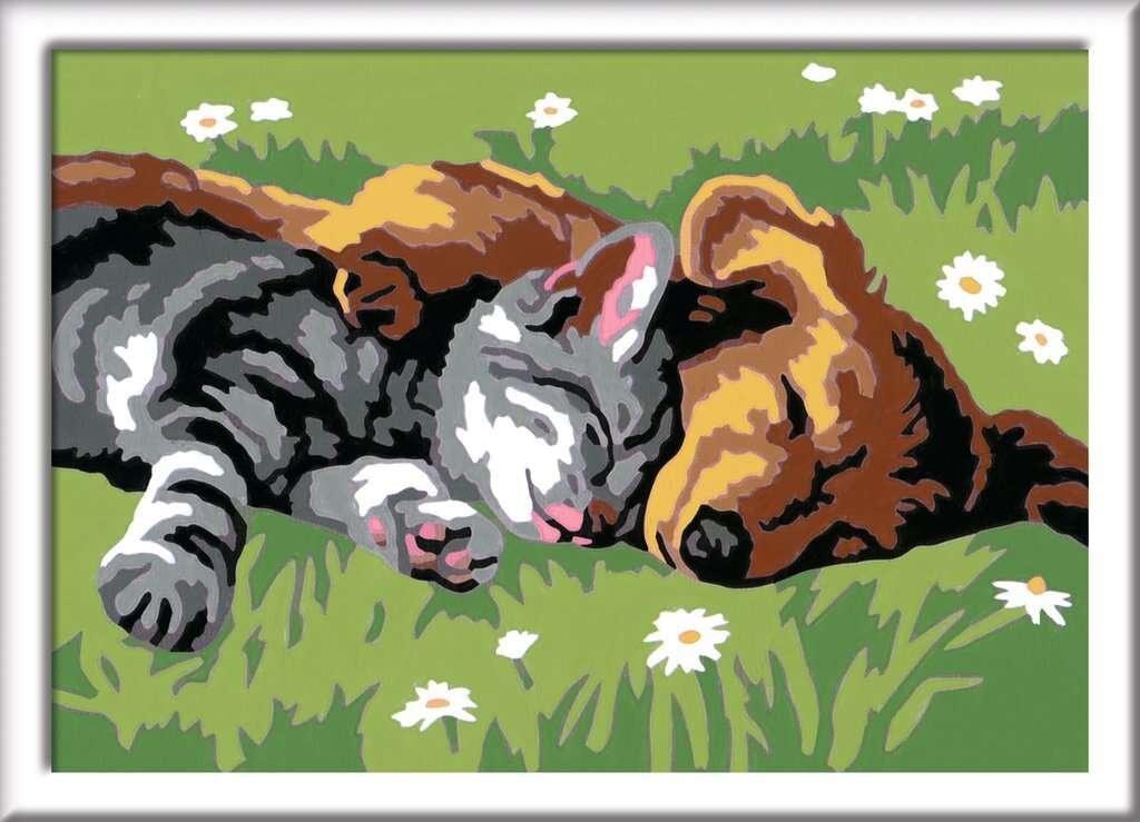 Ravensburger CreArt Kids - Sleeping Cats and Dogs