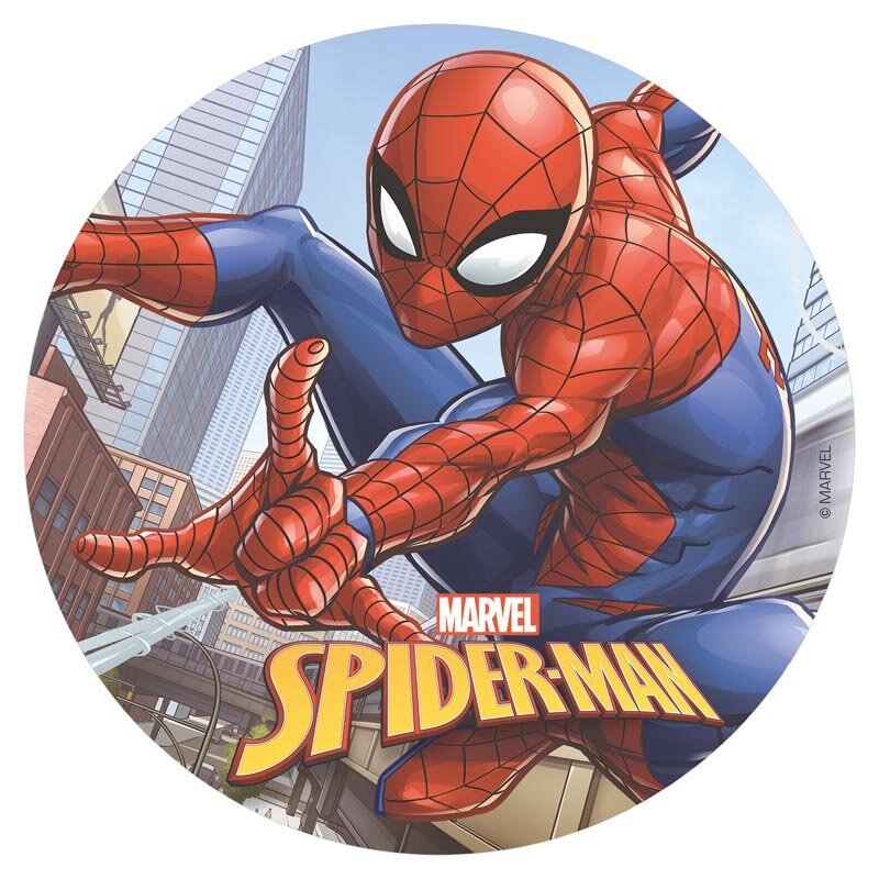 Tårtbild Spiderman - Oblat 20 cm