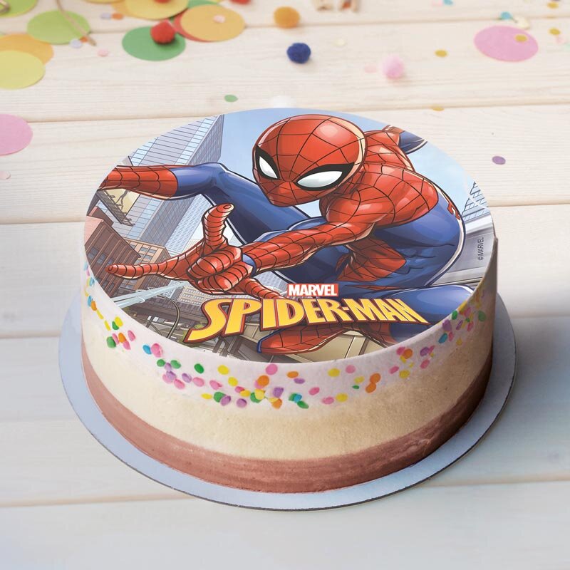 Tårtbild Spiderman - Oblat 20 cm