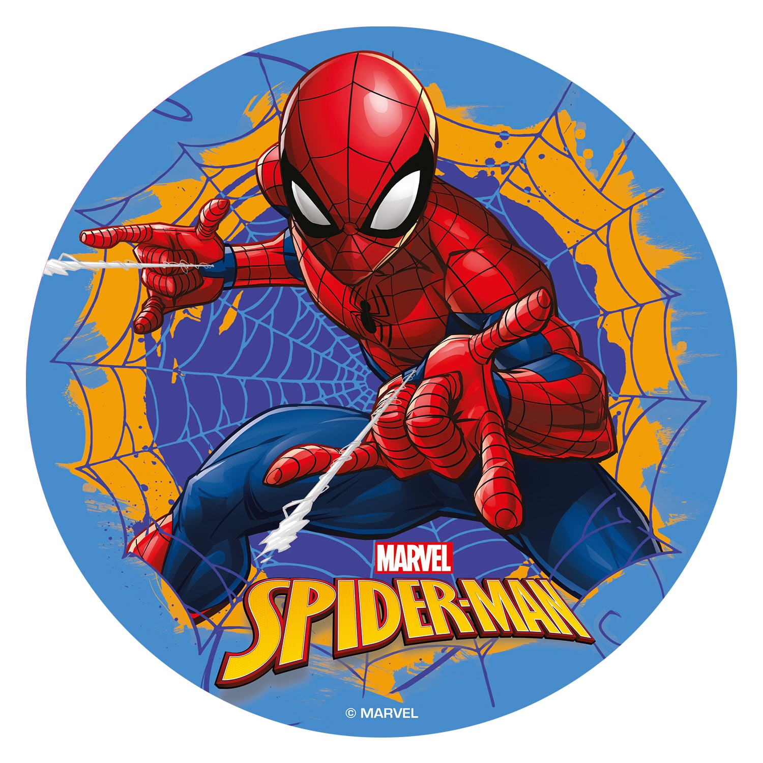 Tårtbild Spiderman - Oblat 20 cm