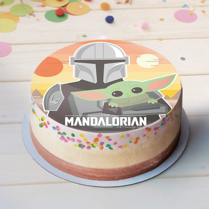 Tårtbild The Mandalorian - Oblat 20 cm