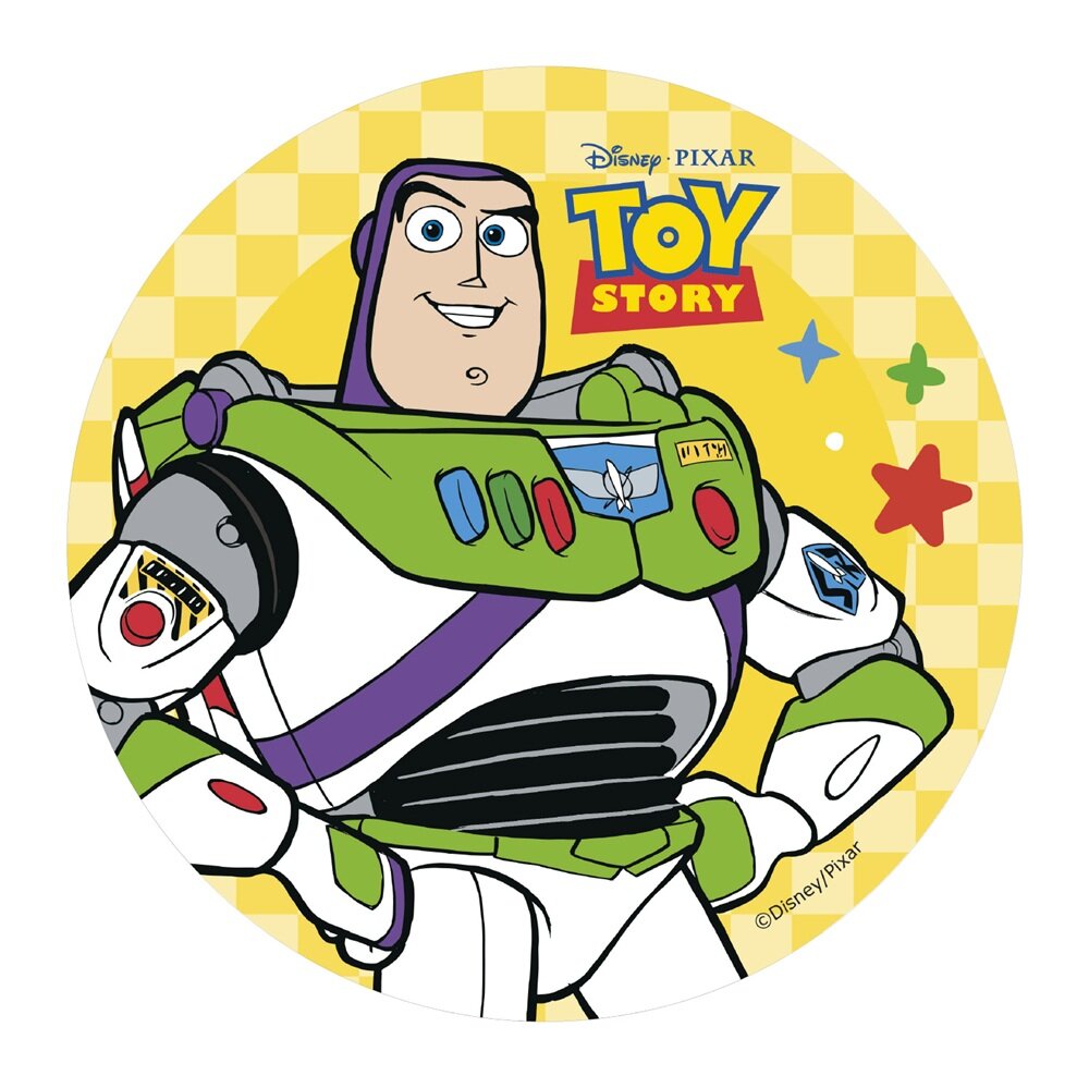 Tårtbild Toy Story Buzz Lightyear - Oblat 20 cm