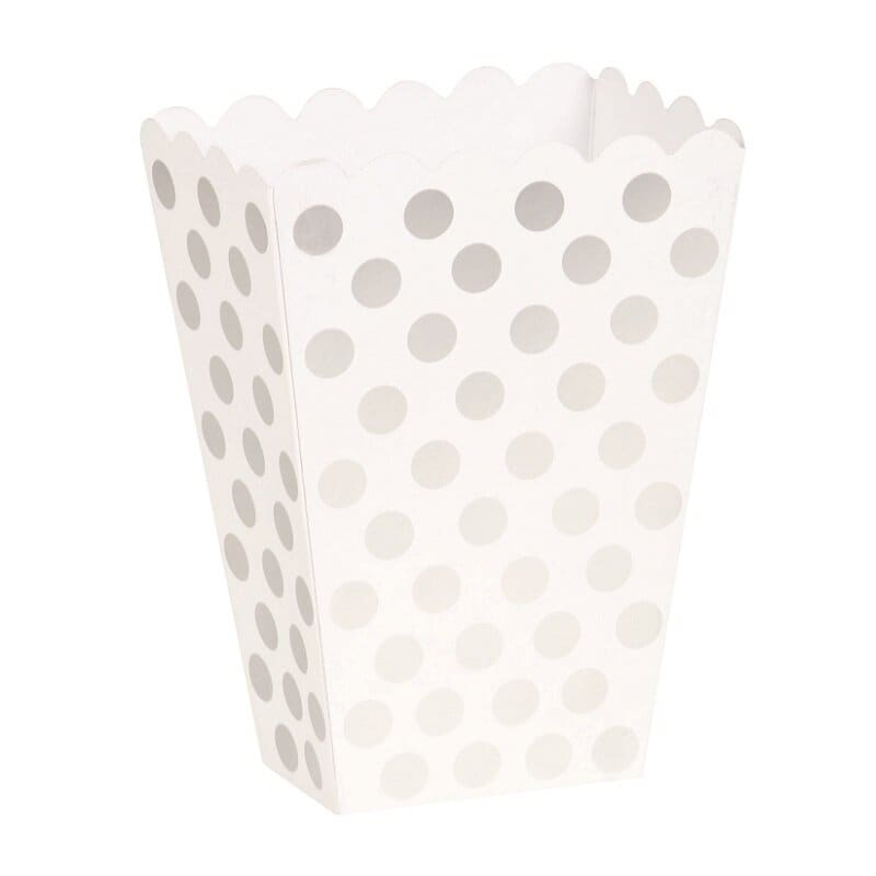 Snacksboxar Prickiga, Silver 8-pack