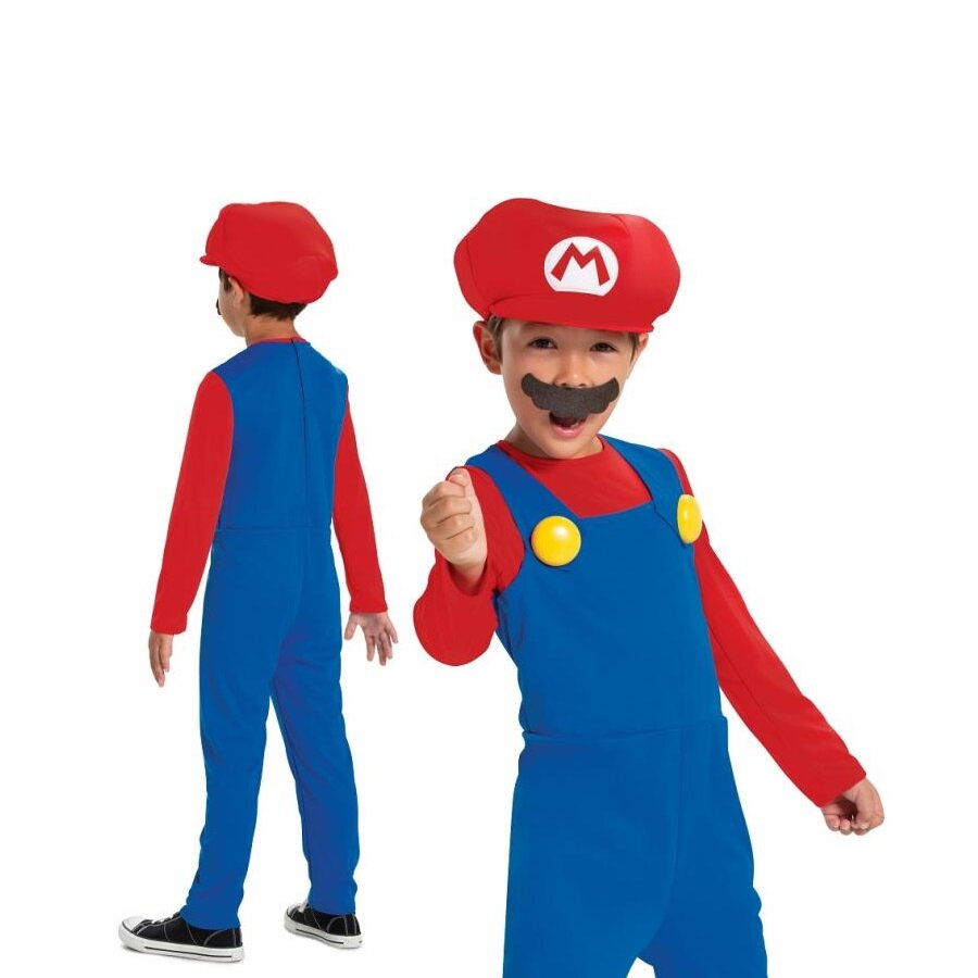 Super Mario Maskeraddräkt 4-6 år