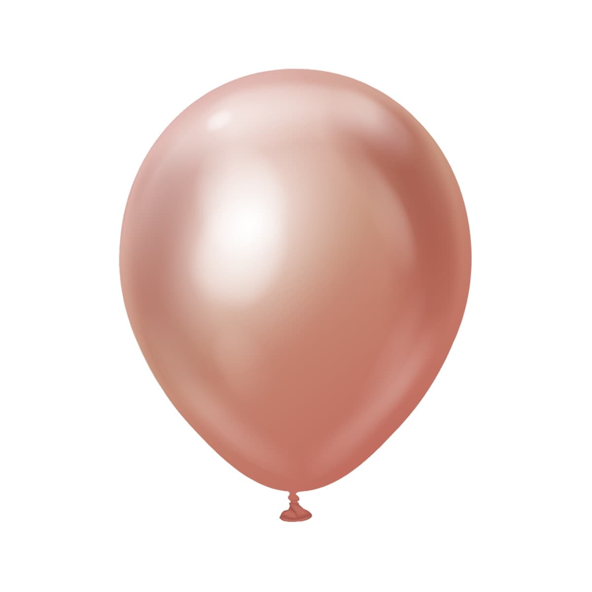 Premium Latexballonger Roséguld Chrome 45 cm 5-pack