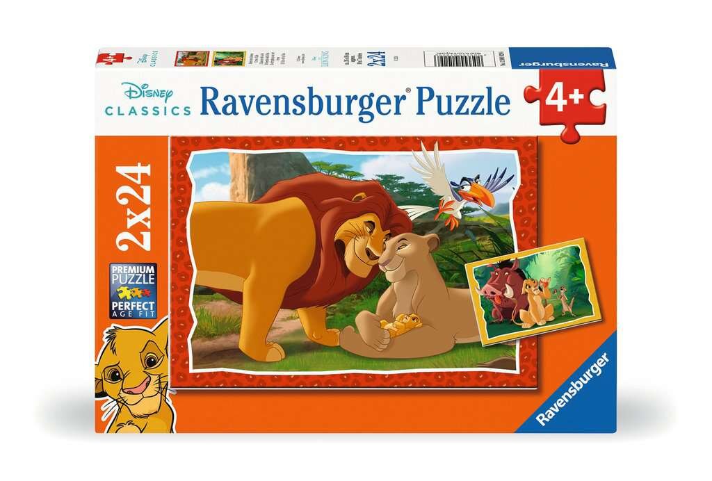 Ravensburger Pussel - Lejonkungen 2x24 bitar