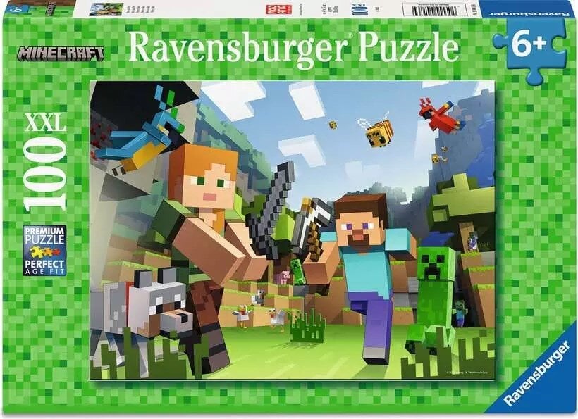 Ravensburger Pussel - Minecraft 100 bitar