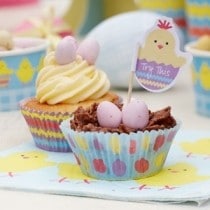 Easter Chick, Muffinsformar med picks 100-pack