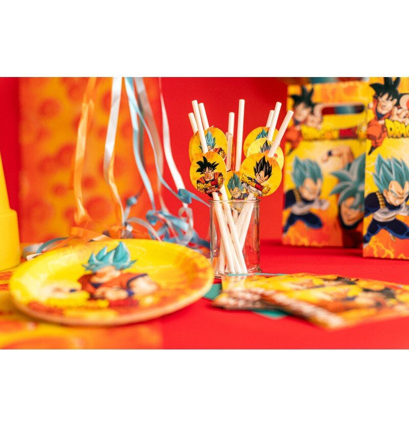 Dragon Ball - Pappsugrör 8-pack