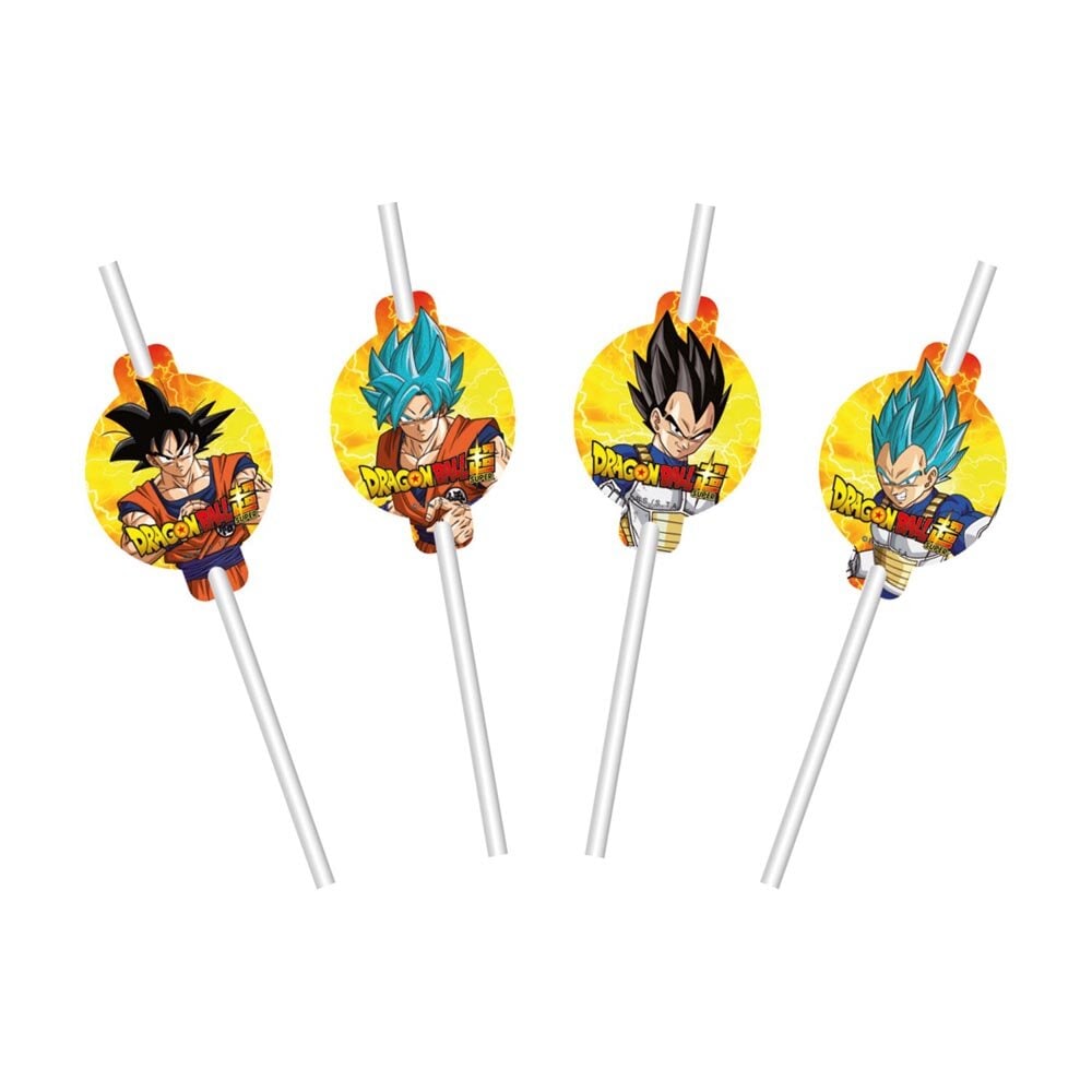 Dragon Ball - Pappsugrör 8-pack