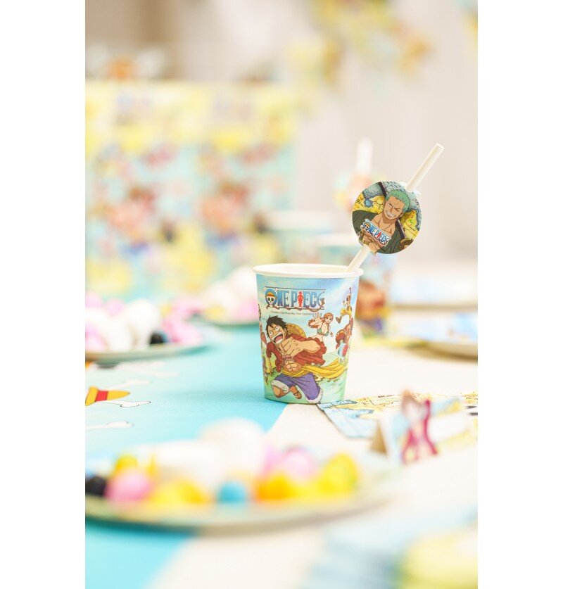 One Piece - Pappsugrör 8-pack